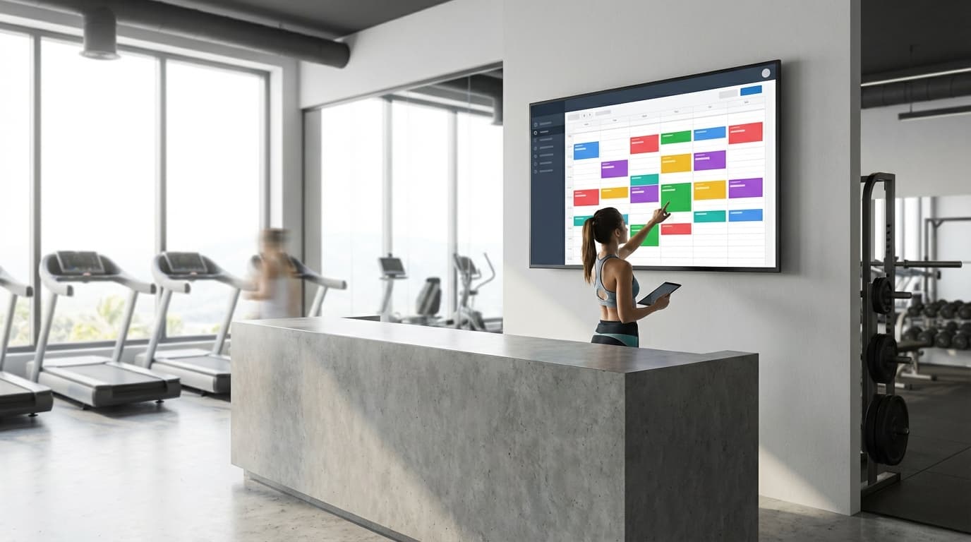 Systeme de reservation en ligne et planning pour salle de sport