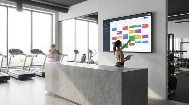 Systeme de reservation en ligne et planning pour salle de sport