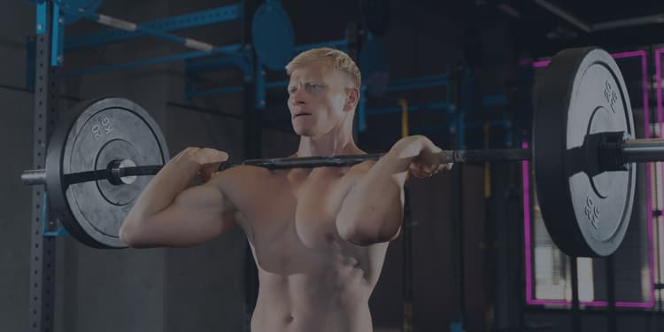 Personne qui effectue un push press